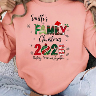 Camiseta Long-sleeved Christmas T-shirt 2026