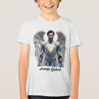 Camiseta Masc Juvenil Básica Arcanjo Gabriel Tri-Blend Shirt