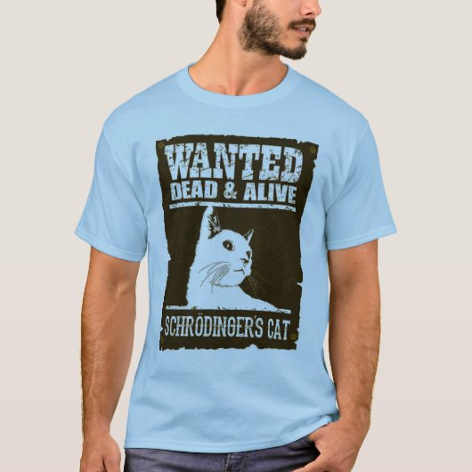 Camiseta Masc. Schrodinger's Cat - Light - Front T-shirt (Voorkant)