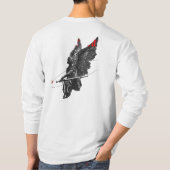 Camiseta Masculina com Mangas Longas estampada  T-shirt (Achterkant)