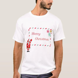Camiseta merry christmas men t-shirt