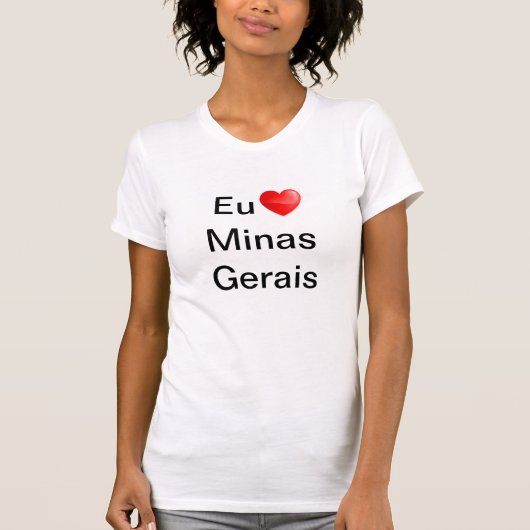 Camiseta Minas Gerais Brasil T-shirt (Voorkant)