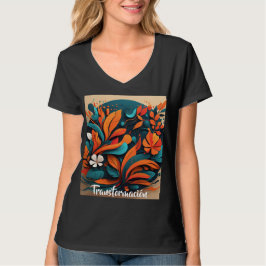 Camiseta Mujer Arte Simbólico Transformación T-shirt