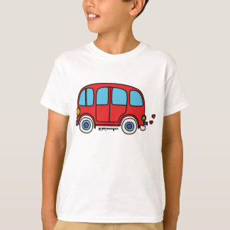 Camiseta niña furgoneta hippie van t-shirt