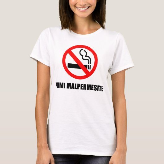Camiseta no smoking t-shirt (Voorkant)