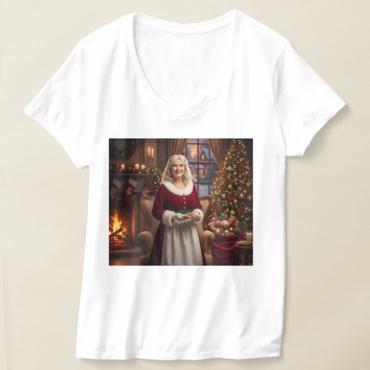 Camiseta o Natal de Mamãe Noel T-shirt (Laagn)