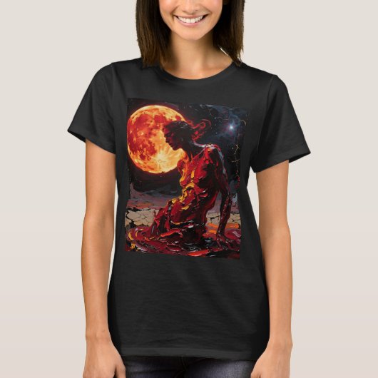 camiseta / playera – “Luna de Sangre” T-shirt (Voorkant)