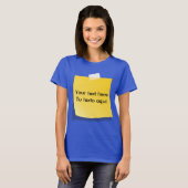 Camiseta post-it t-shirt (Voorkant volledig)