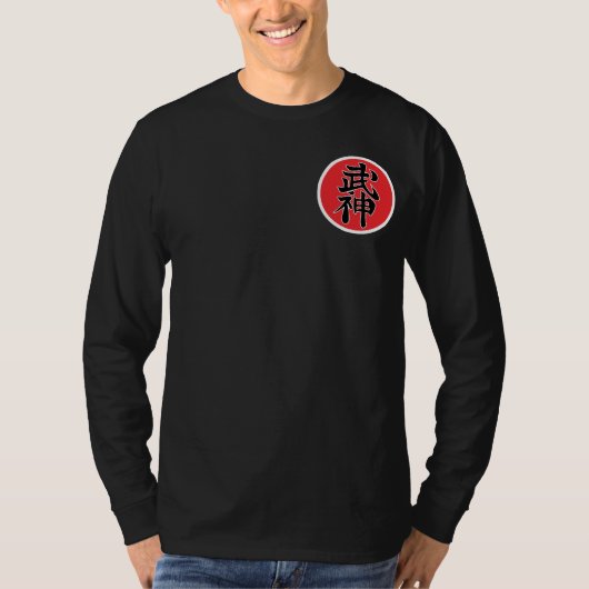 Camiseta Preta Manga Comprida Shidoshi T-shirt (Voorkant)