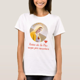 Camiseta Reina de la Paz de Medjugorje T-shirt