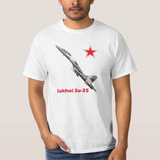 Camiseta Sukhoi Su-35 Super Flanker T-shirt (Voorkant)
