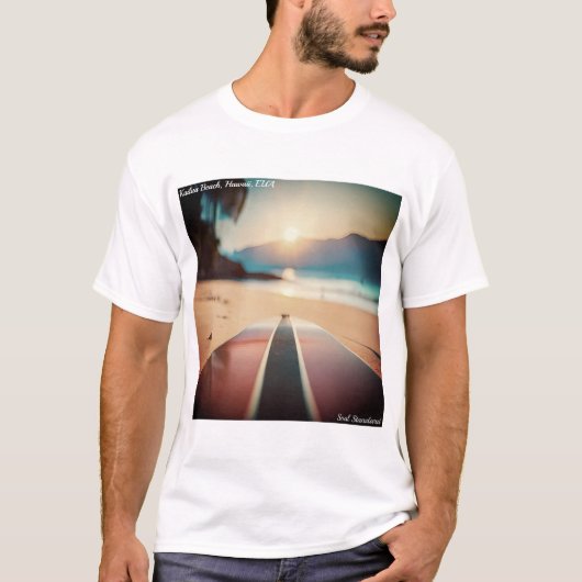 Camiseta Surf Retro Vintage Hawaii USA T-shirt (Voorkant)