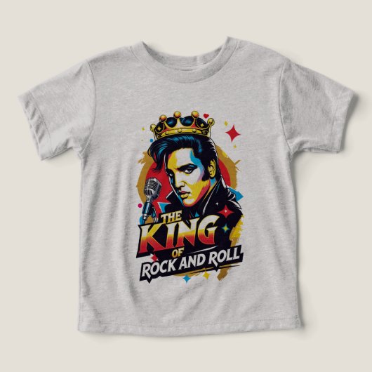 Camiseta  The King of Rock and Roll (Design Recto)