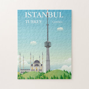 Camlica Tower   Istanbul, Turkije Legpuzzel