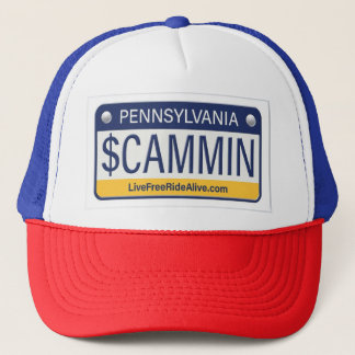 $cammin de vrachtwagenchauffeur van het bord trucker pet