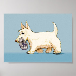 Cammy met Wolverine Cub - Gekleurd Poster