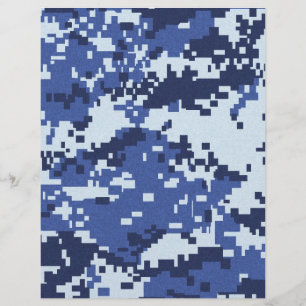 camo02 BLUES WIT CAMOUFLAGEPATROON ACHTERGRONDEN Flyer