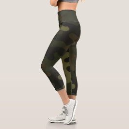 Camo Aardse Groenen Browns Zwart Moderne Yoga