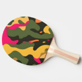 Camo Abstract Ping Pong Paddle Tafeltennisbatje (Zijkant)