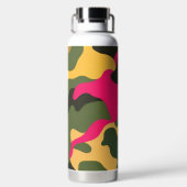 Camo Abstracte waterfles (Achterkant)