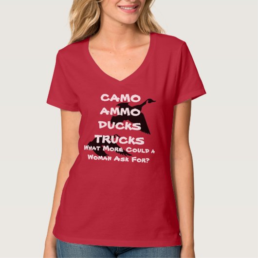 CAMO-AMMO-DUCKS-TRUCKS T-SHIRT (Voorkant)