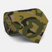 Camo Animal Print Stropdas (Opgerold)