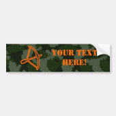 Camo Archery Bumpersticker (Voorkant)