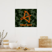 Camo Archery Poster (Keuken)