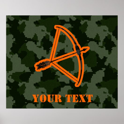 Camo Archery Poster (Voorkant)