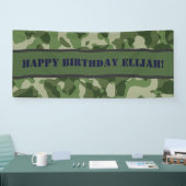 Camo Army Militaire Dag Partij Spandoek (Beurs)