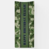 Camo Army Militaire Dag Partij Spandoek (Verticaal)
