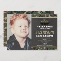 Camo Army-tank Camouflage verjaardagfoto