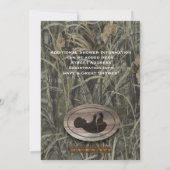 Camo Baby shower Uitnodiging (Achterkant)