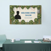 Camo Balloon Welcome Home Banner for Soldier  (Beurs)