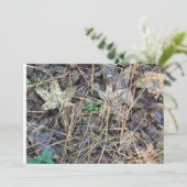 Camo Blank Invitation, Camouflage Kaart (Staand voorkant)