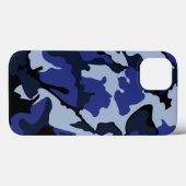 Camo bleu, iPhone 6/6s Tough Xtreme Coque (Verso (horizontal))