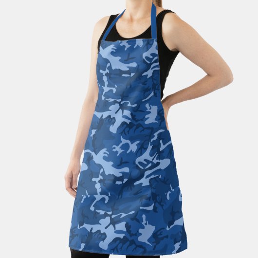 Camo Blue Apron Schort (Insitu)