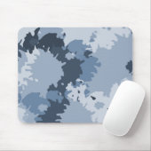 Camo Blue Muismat (Met muis)