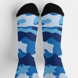 Camo Blue Sokken
