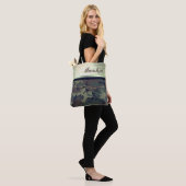Camo Brown et vert chatoy Sac fourre-tout chic (Sur le modèle)