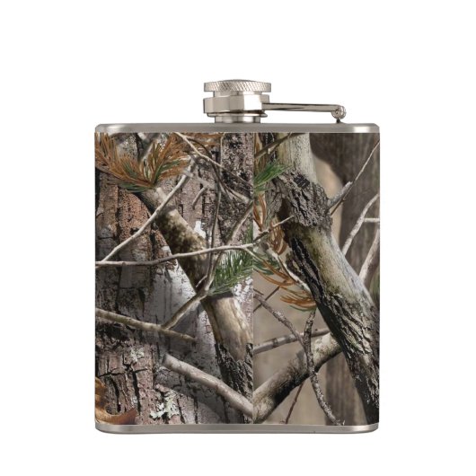 Camo Camouflage Chasse Rea Monogramme Flacon Whisk (Dos)
