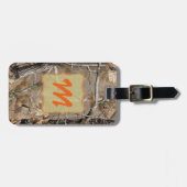 Camo Camouflage Hunting Real Tree Hunt Bagagelabel (Voorkant horizontaal)