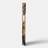 Camo Camouflage Jagen Echt Monogram IPAD Case (Achterkant / Rechts)