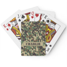 Camo camouflage patroon gepersonaliseerde naam