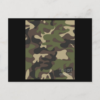 Camo Camouflage Pattern Briefkaart