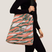 Camo Camouflage Zebra Pattern Crossbody Tas (Dichtbij)