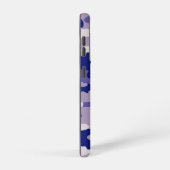 Camo Camping Hunting Blue Camouflage Samsung Galaxy Hoesje (Rechterkant)