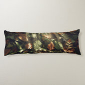 Camo Canopy - Een rustige bosvlucht Lichaamskussen (Achterkant)