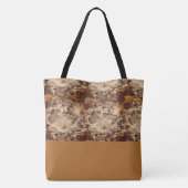 Camo Caramel Brown sac fourre-tout (Dos)