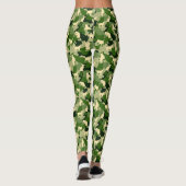 Camo Cats Green Leggings (Achterkant)